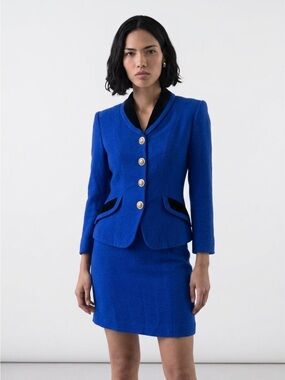 RARE VTG Skirt Suit Lion Head Buttons, Georgiou Studio